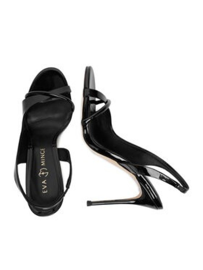 Eva Minge Sandały EO-TALIA-LT1022-201 Czarny