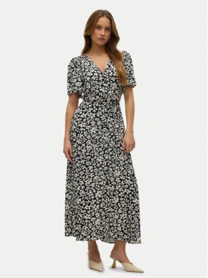 Vero Moda Sukienka letnia Alba 10330301 Czarny Regular Fit