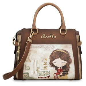 Brązowa Duża Damska Torebka Anekke