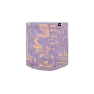 Bandana BUFF POLAR PRINTS NECKWARMER LETA GRAPE ICE