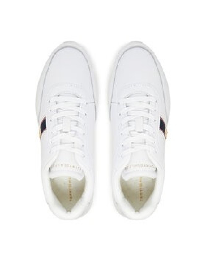 Tommy Hilfiger Sneakersy Webbing Runner FW0FW08904 Biały