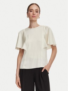 MICHAEL Michael Kors Bluzka MT6411QAYJ Kremowy Regular Fit
