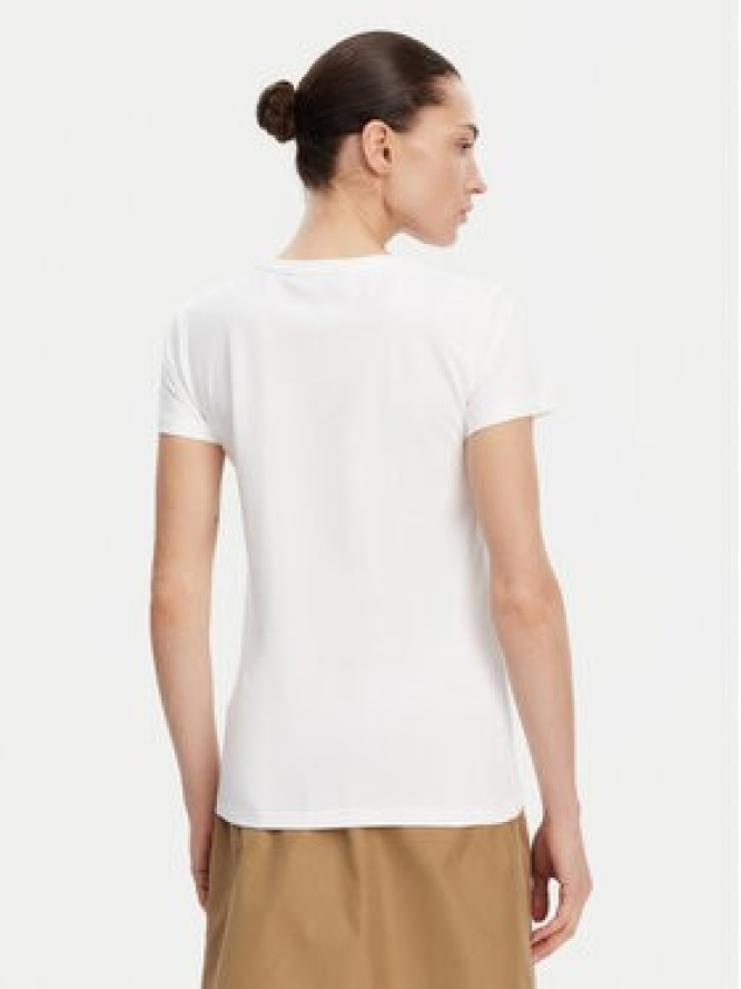 Barbour T-Shirt Rowen LTS0668WH11 Biały Regular Fit