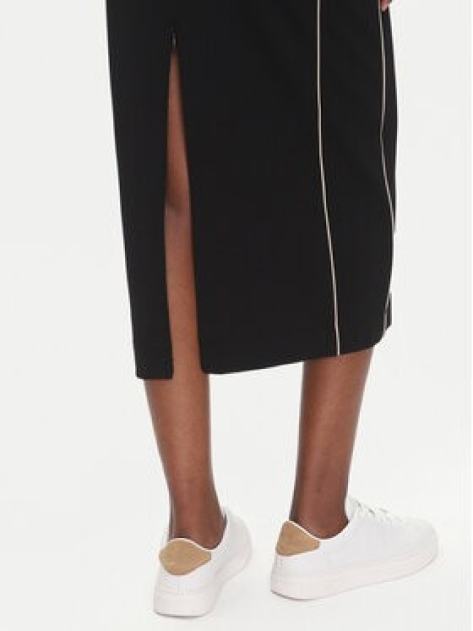 EA7 Emporio Armani Spódnica midi 7W000279 AF12501 UC001 Czarny Regular Fit