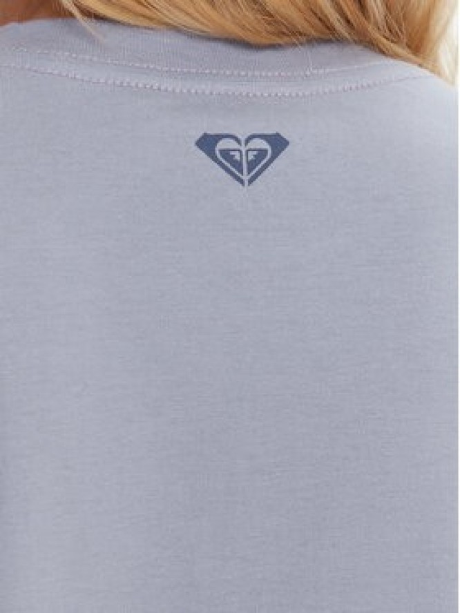 Roxy T-Shirt Hangloose The Sky ERJZT06020 Niebieski Regular Fit
