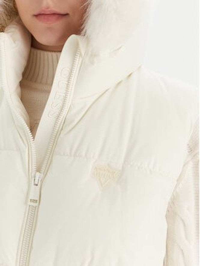 Guess Bezrękawnik W5BL81 W3282 Biały Regular Fit