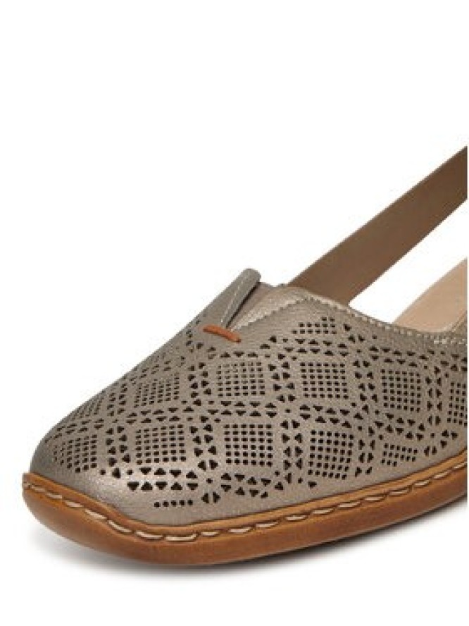 Rieker Półbuty 41351-90 Beżowy