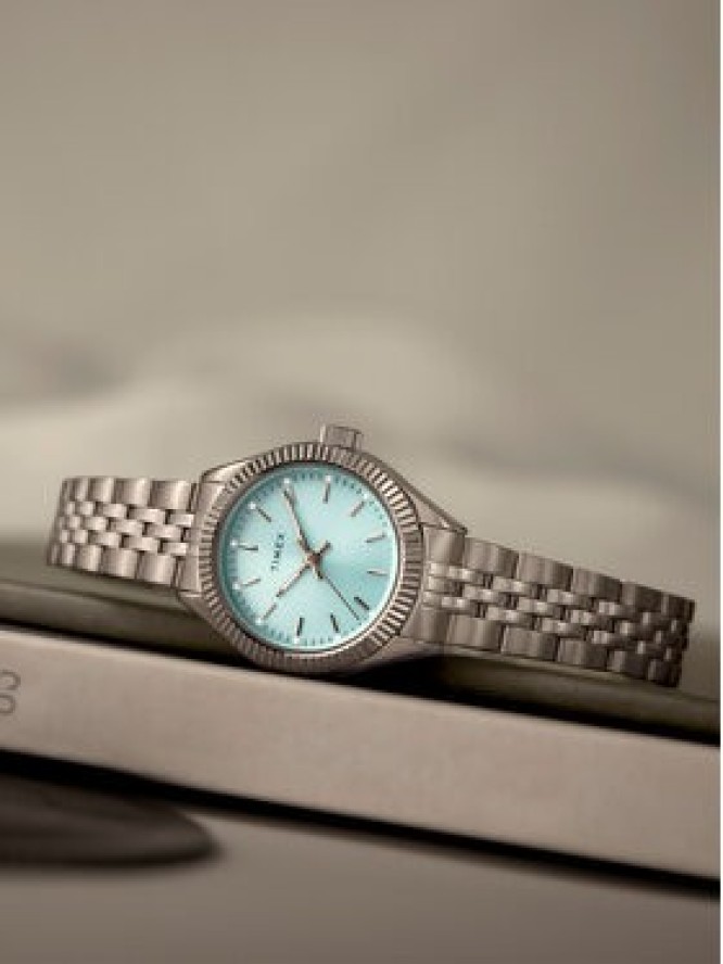 Timex Zegarek Legacy Mini TW2W90700 Srebrny