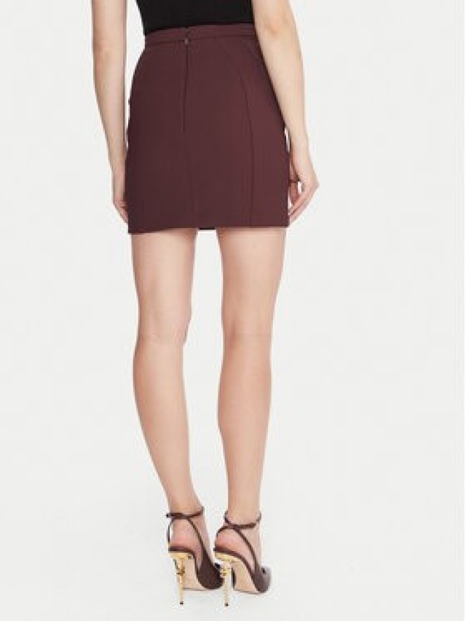 Elisabetta Franchi Spódnica mini GO-148-57E2-V380 Brązowy Slim Fit