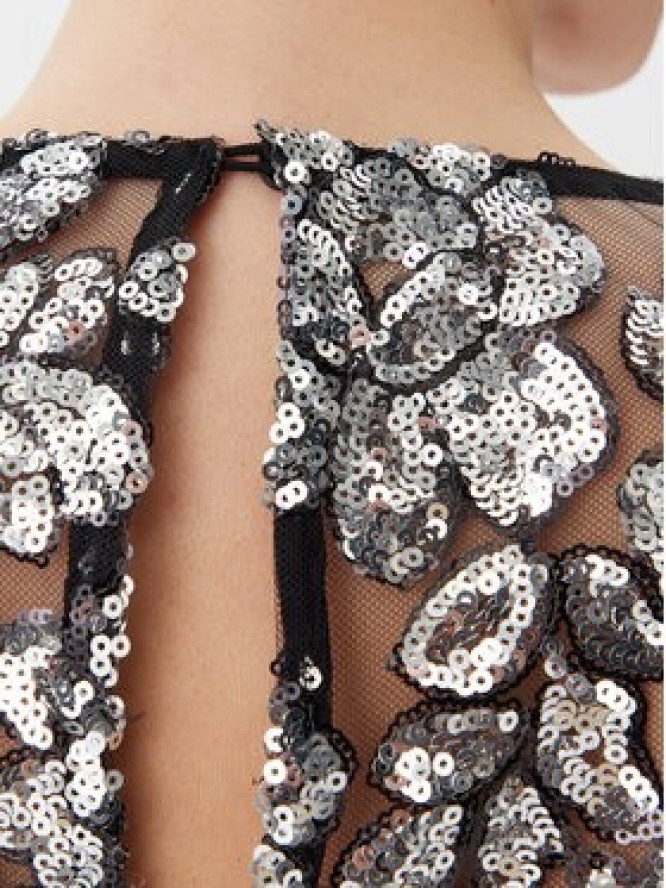 MICHAEL Michael Kors Sukienka koktajlowa MS582WRHDE Srebrny Regular Fit