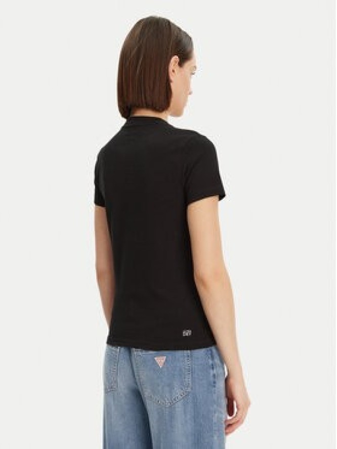 Lacoste T-Shirt TF9246 Czarny Slim Fit