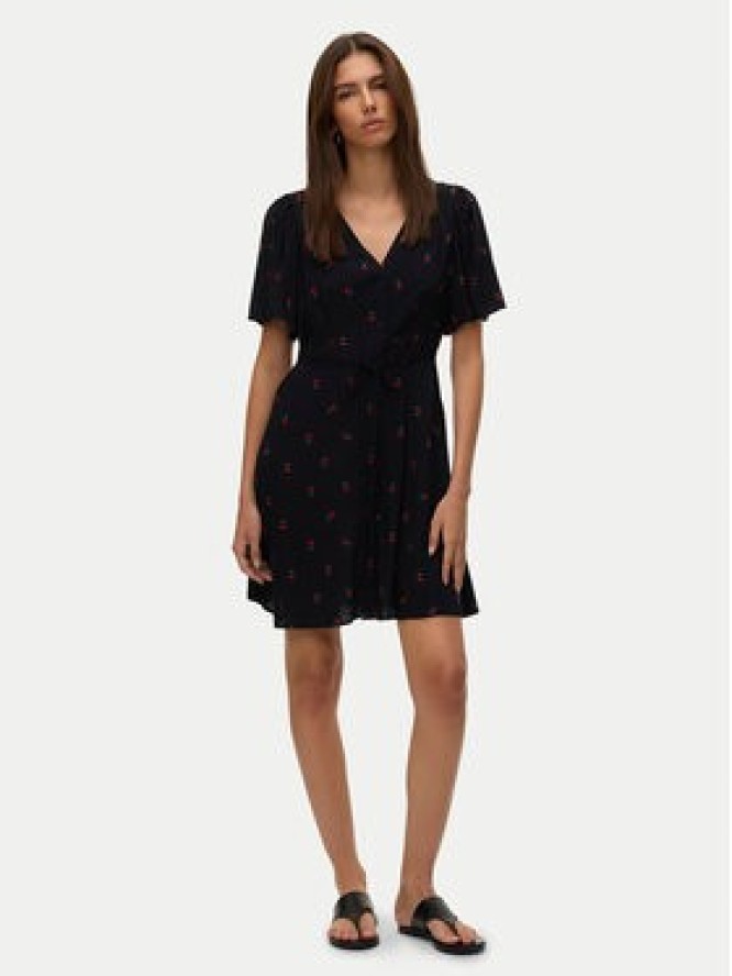 Vero Moda Sukienka letnia Alba 10292845 Czarny Regular Fit