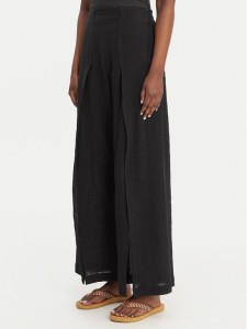 Banana Moon Spodnie materiałowe Stefa Cameron MWW01 Czarny Regular Fit