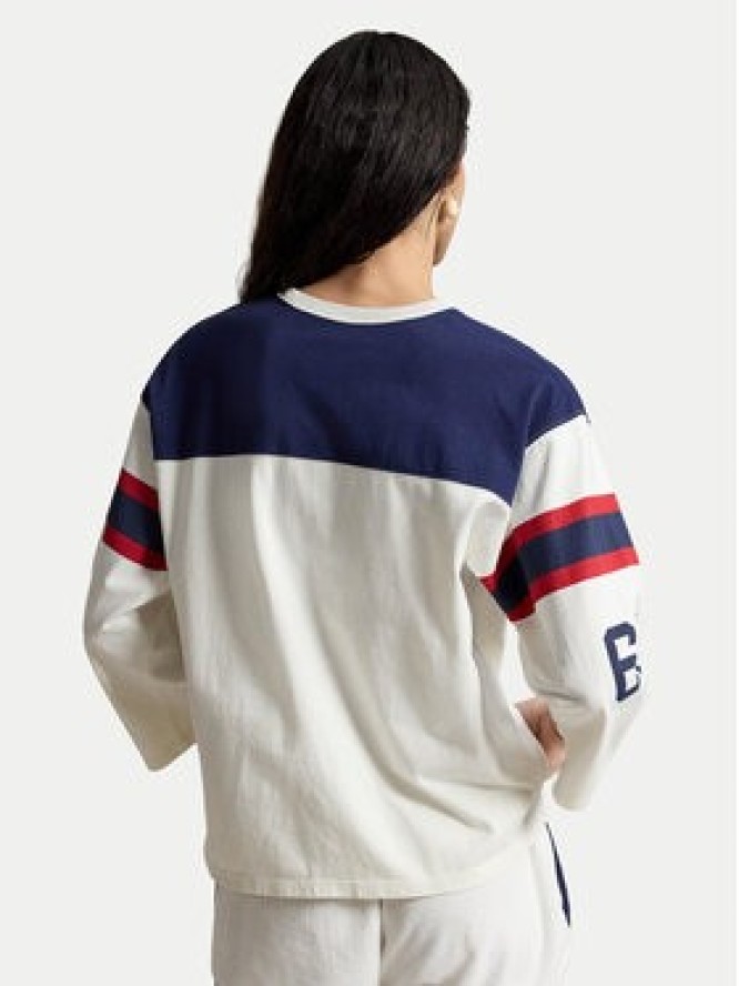 Polo Ralph Lauren Bluzka 211A12714001 Kremowy Oversize