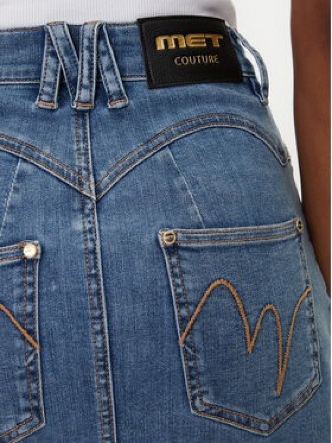 MET Spódnica jeansowa M10 182GN Niebieski Regular Fit