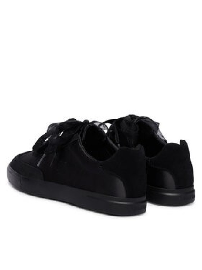 Calvin Klein Sneakersy Low Pro Cupsole Wt Satin Mix HW0HW03288 Czarny