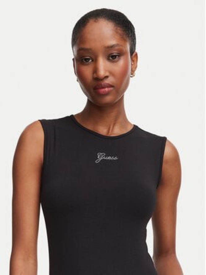 Guess Top W6YP17 K3881 Czarny Regular Fit