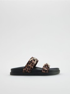 Klapki ze zwierzęcym motywem - wielobarwny