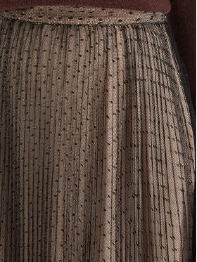 TWINSET Spódnica midi 252TT2023 Czarny Regular Fit