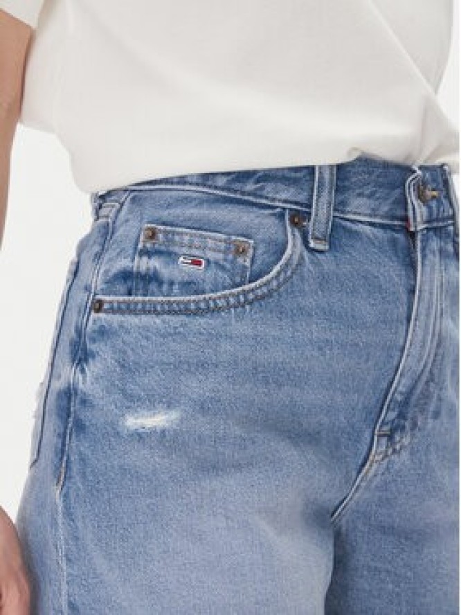 Tommy Jeans Szorty jeansowe Hot Pant Bi8036 DW0DW20575 Niebieski Regular Fit