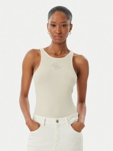 Guess Top W6RP39 KD092 Beżowy Regular Fit