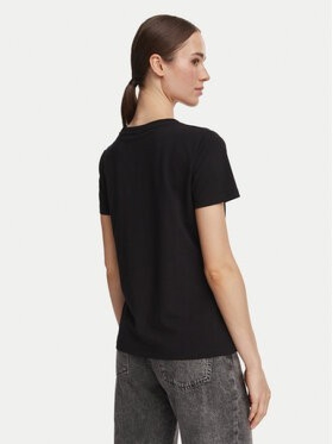 Guess T-Shirt V6YI08 K4689 Czarny Regular Fit