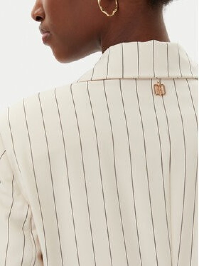 Fracomina Marynarka FR25SJ3003W761D4 Écru Slim Fit