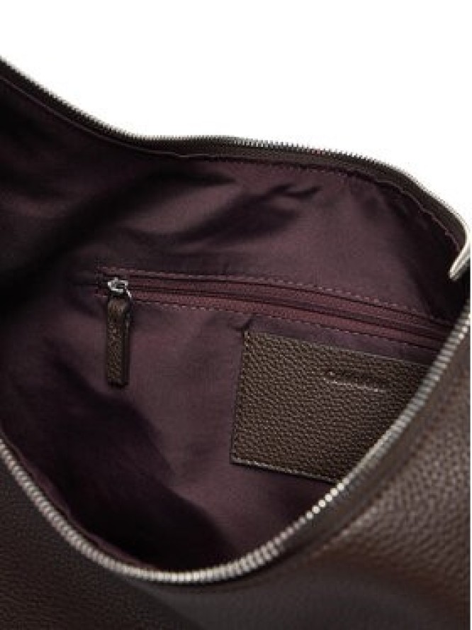 Calvin Klein Torebka Webbing Strap Md Shoulder Bag LV04F3891G Brązowy ciemny
