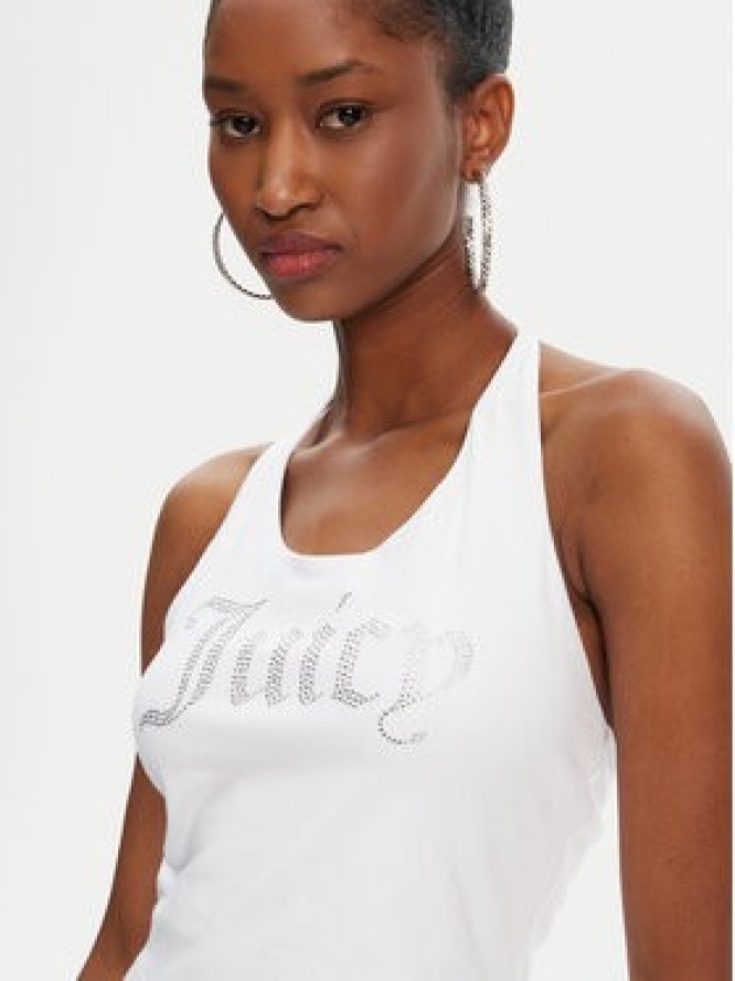 Juicy Couture Top Tied JCWCT125306 Biały Slim Fit