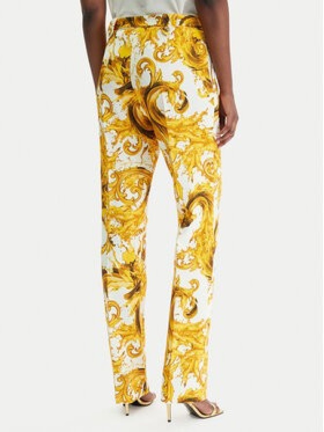 Versace Jeans Couture Spodnie materiałowe 80HAA111 NS756 Biały Regular Fit