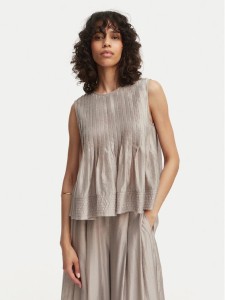 Eleh Bluzka SS260268 Beżowy Regular Fit