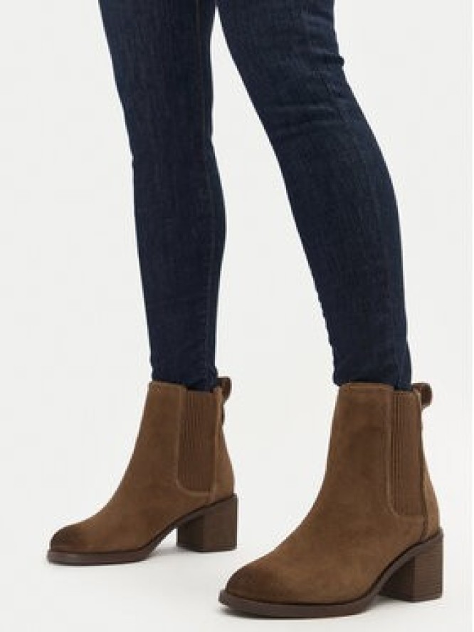 Clarks Botki Chamberly Top 26178832 Brązowy