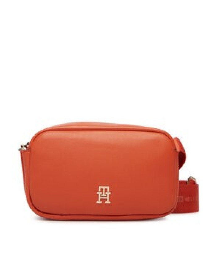 Tommy Hilfiger Torebka Th Logotape Camera Bag AW0AW18741 Pomarańczowy