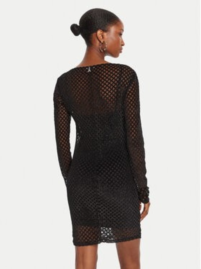 Patrizia Pepe Sukienka koktajlowa 8A1579 A638 Czarny Regular Fit