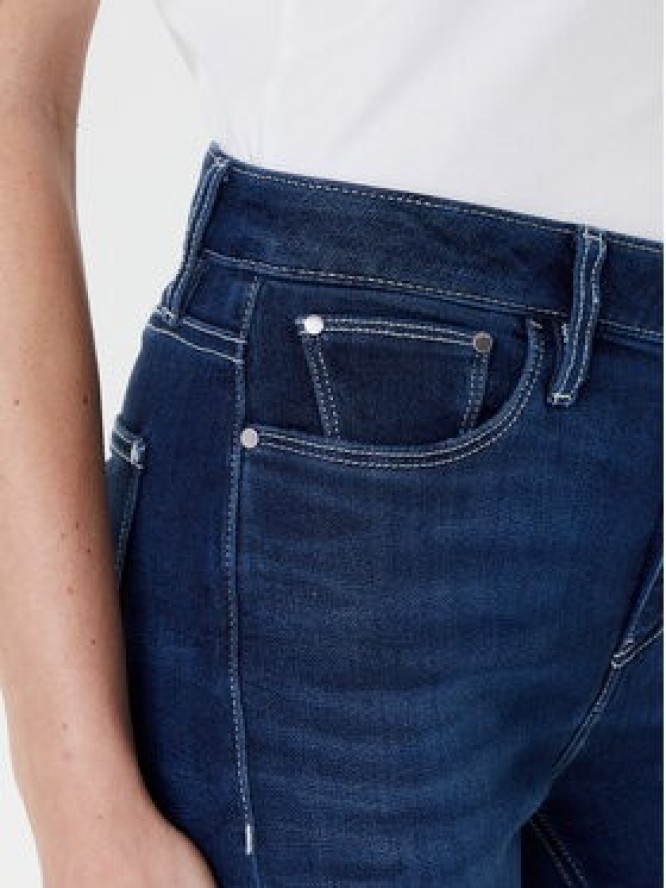 Guess Jeansy W5YA0L D0782 Niebieski Flare Fit