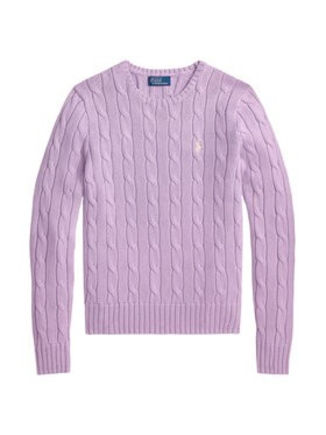 Polo Ralph Lauren Sweter 211971869505 Fioletowy Slim Fit