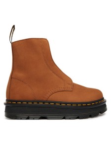 Dr. Martens Botki ZEBZAG LACELESS WARM LINED DM42019200 Brązowy
