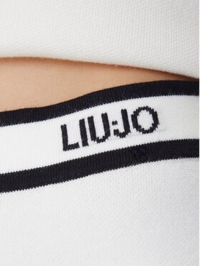 Liu Jo Sport Spodnie dzianinowe TF5252 MS59L Écru Regular Fit