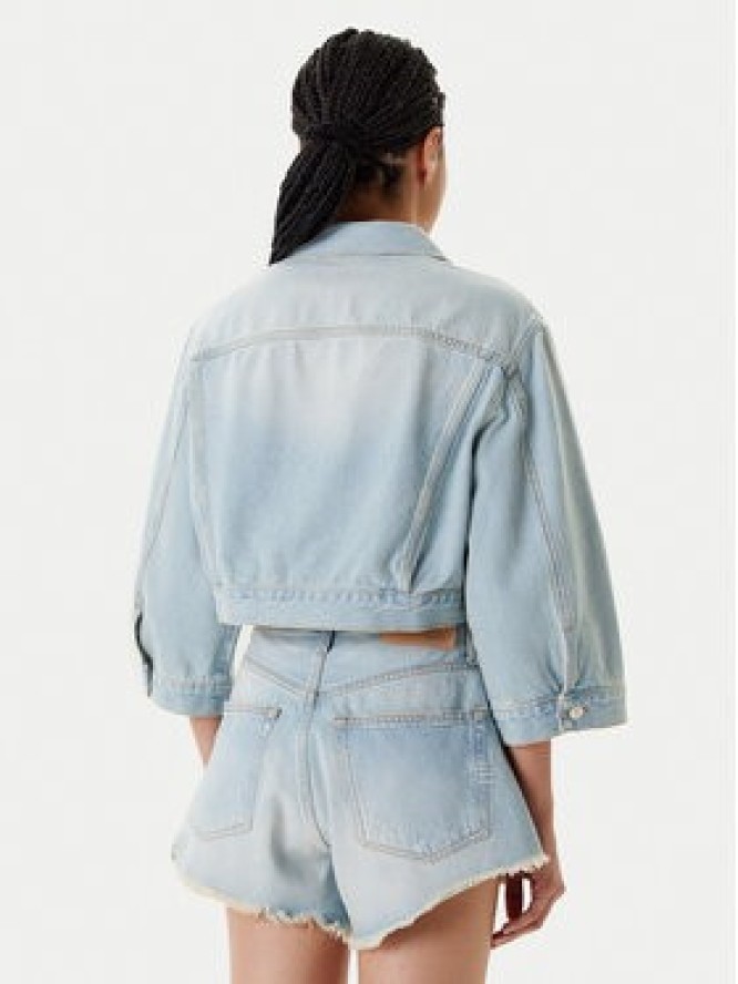 ViCOLO Kurtka jeansowa DD5097 Błękitny Regular Fit