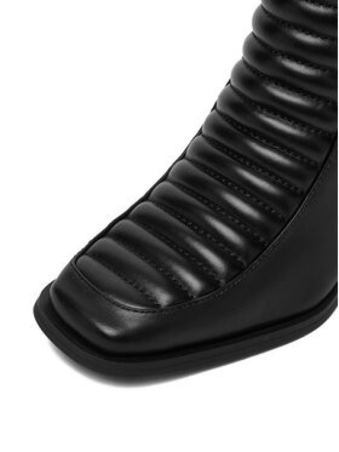 DeeZee Botki 7366 5-BLACK PU Czarny