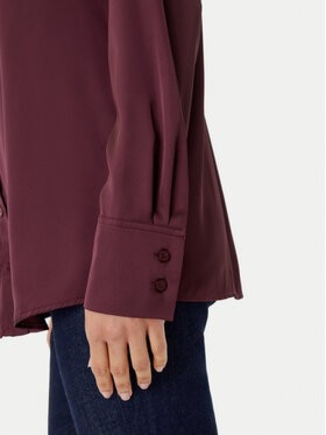 Guess Koszula A114 Bordowy Regular Fit