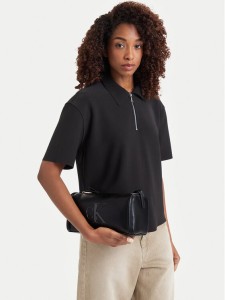 Calvin Klein Torebka Bold Ck Slouchy Shoulder Bag LV04F3894G Czarny