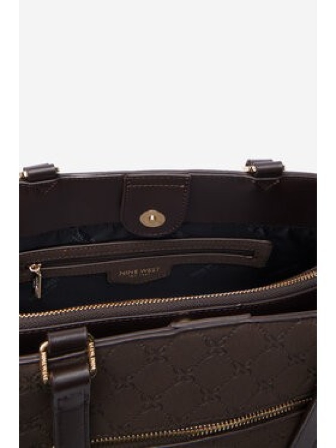 Nine West Torebka CEO-ELITE FORM-JH7268 Brązowy