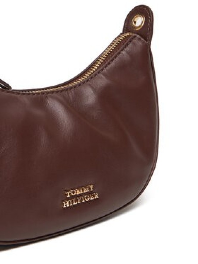 Tommy Hilfiger Torebka Moon Leather Mini Crossover AW0AW17466 Brązowy