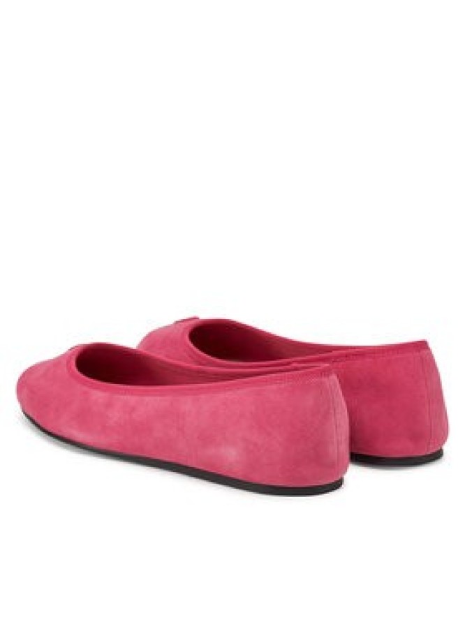 Tommy Hilfiger Baleriny Th Hardware Suede Ballerina FW0FW08655 Różowy