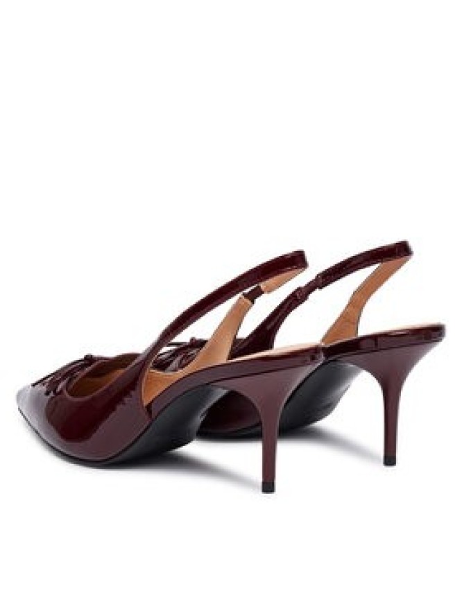 LOVE MOSCHINO Szpilki JA10517G0NIH0556 Bordowy