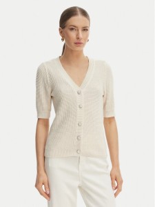 Morgan Kardigan 261-MYRTILE Beżowy Slim Fit