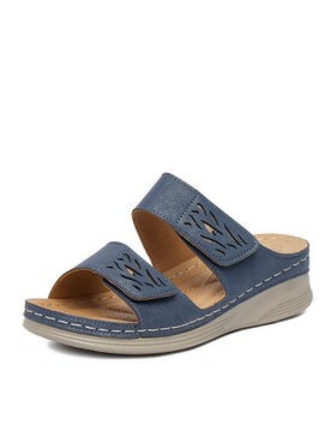 Go Soft Klapki CEO-WYL05010-11 Niebieski