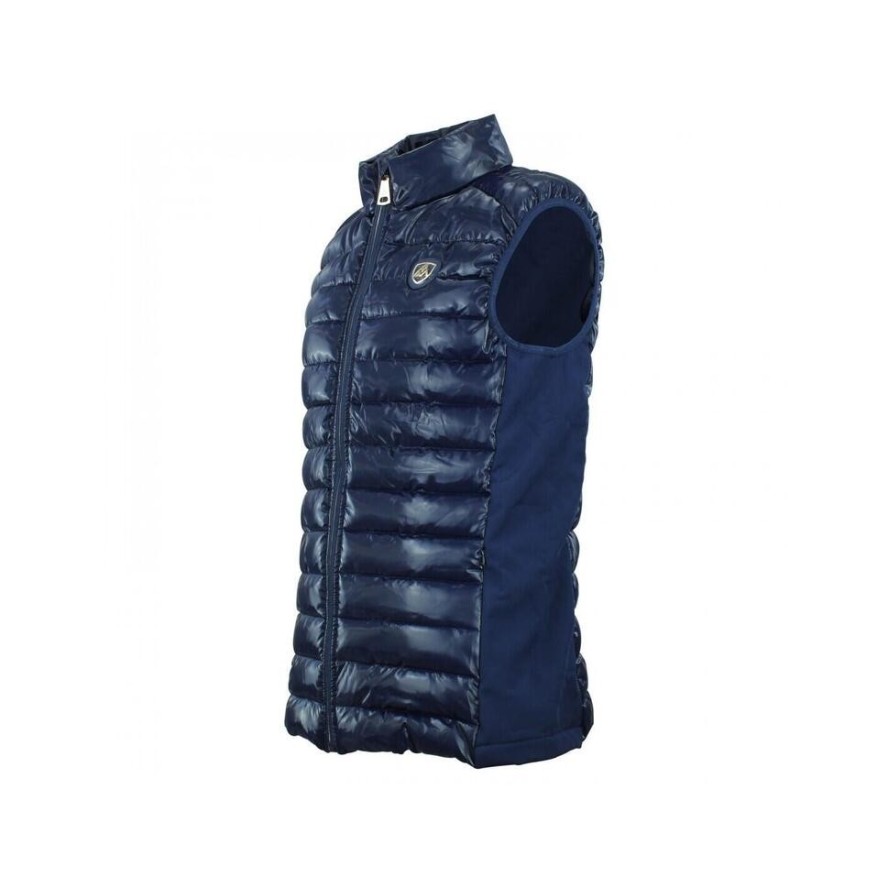 Damska dwumateriałowa kurtka puchowa bez rękawów Peak Mountain Fine