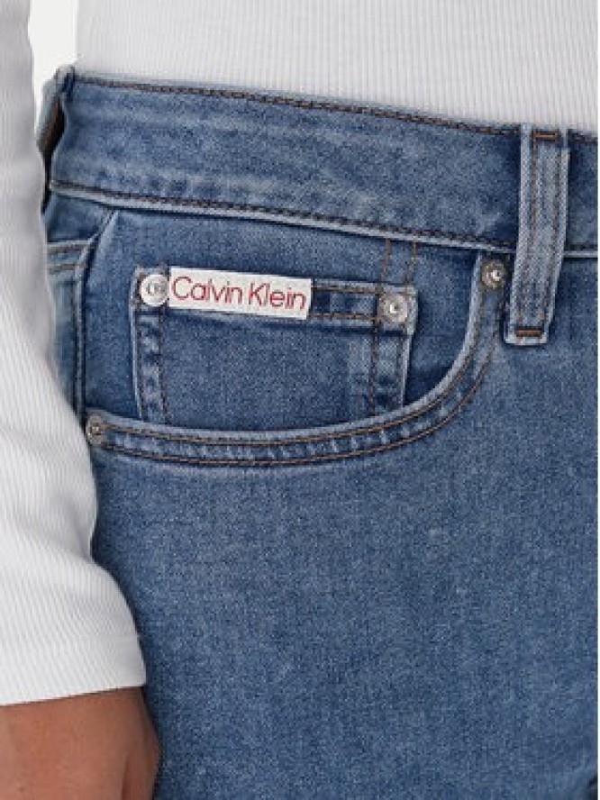 Calvin Klein Jeans Jeansy LV047E616G Niebieski Skinny Fit